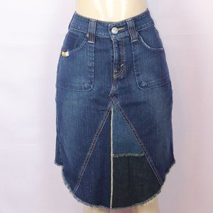 LEVIS MED TINT STONE WASHED DENIM SKIRT SIZE 6